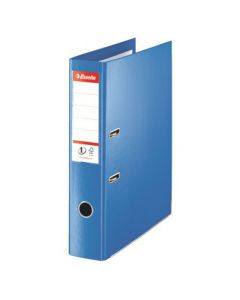 ESSELTE 75MM LEVER ARCH FILE POLYPROPYLENE FOOLSCAP BLUE (PACK OF 10 FILES) 48085