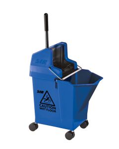 SYR LADY MOPPING BUCKET COMBO COMPLETE WITH WRINGER AND 2" WHEELS - 9 LITRE - BLUE
