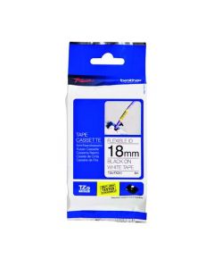 BROTHER P-TOUCH 18MM BLACK ON WHITE TZE241 LABELLING TAPE (PACK OF 1)