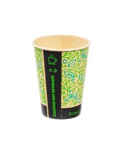 INGEO ULTIMATE ECO BAMBOO 12OZ BIODEGRADABLE DISPOSABLE CUPS REF 0511224 [PACK OF 25 CUPS]