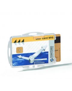 DURABLE DUO SECURITY SWIPE CARD HOLDER TRANSPARENT (PACK OF 50) 999108000