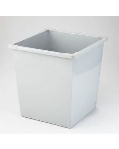 AVERY STEEL BIN SQUARE 27L GREY 631LGRY (PACK OF 1)