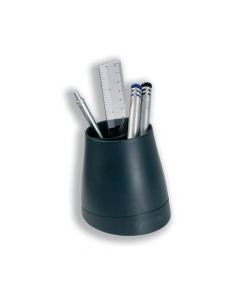 REXEL AGENDA2 PEN CUP CHARCOAL 2101025 (PACK OF 1)