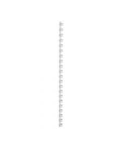 5 STAR OFFICE BINDING COMBS PLASTIC 21 RING 65 SHEETS A4 10MM WHITE [PACK 100]