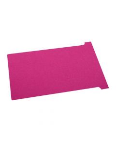 NOBO T-CARD SIZE 2 48 X 85MM RED (PACK OF 100) 2002003
