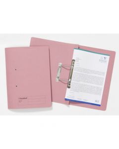 EXACOMPTA GUILDHALL TRANSFER FILE 285GSM FOOLSCAP PINK (PACK OF 25 FILES) 346-PNKZ