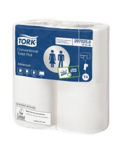 TORK CONVENTIONAL TOILET ROLL 2-PLY 200 SHEETS (PACK OF 36) 472150