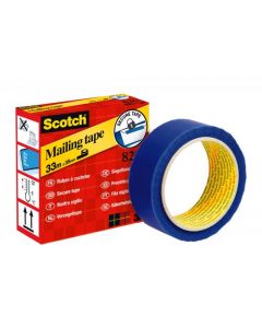 SCOTCH EXTRA STRONG SECURE MAILING TAPE 35MMX33M BLUE 820 (PACK OF 1)