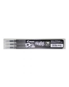 PILOT FRIXION ROLLERBALL CLICKER REFILL 0.7MM TIP BLACK REF 4902505356056 [PACK 3]
