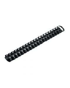 5 STAR OFFICE BINDING COMBS PLASTIC 21 RING 325 SHEETS A4 38MM BLACK [PACK 50]