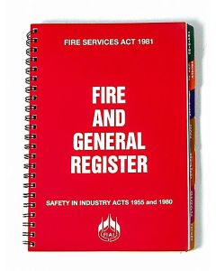 FIRE AND GENERAL REGISTER BOOK