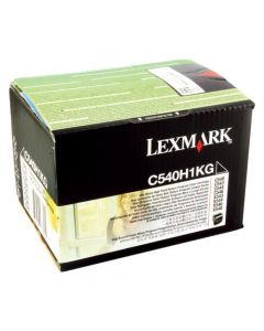 LEXMARK C540 BLACK HIGH YIELD RETURN PROGRAM TONER CARTRIDGE 0C540H1CG