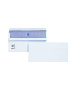 PLUS FABRIC DL ENVELOPES WALLET SELF SEAL 120GSM WHITE (PACK OF 250) M23270