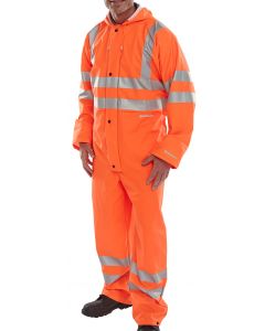 BEESWIFT PU COVERALL ORANGE XL (PACK OF 1)