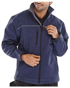 BEESWIFT SOFT SHELL JACKET NAVY BLUE M (PACK OF 1)