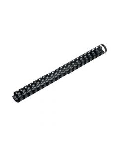 5 STAR OFFICE BINDING COMBS PLASTIC 21 RING 225 SHEETS A4 25MM BLACK [PACK 50]