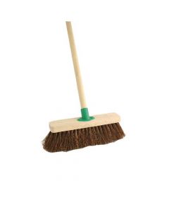 STIFF BASSINE BROOM WITH HANDLE 12 INCH VOW/F.10/BKT/C4 (PACK OF 1)