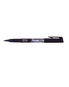 PENTEL PERMANENT MARKER FINE BLACK (PACK OF 12) NMS50-A