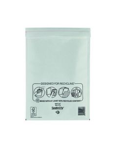 MAIL LITE BUBBLE LINED POSTAL BAG SIZE F/3 220X330MM WHITE (PACK OF 50) MLW F/3