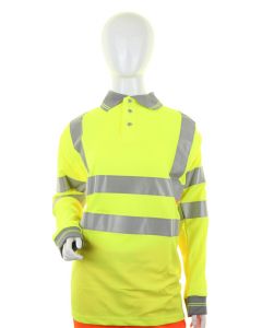 BEESWIFT LADIES HI VISIBILITY LONG SLEEVE POLO XXL  (PACK OF 1)