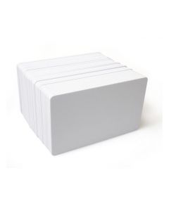 DYESTAR BLANK WHITE PLASTIC CARDS (PACK OF 100)
