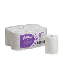 KLEENEX ULTRA SLIMROLL HAND TOWEL ROLL WHITE 100M (PACK OF 6) 6781