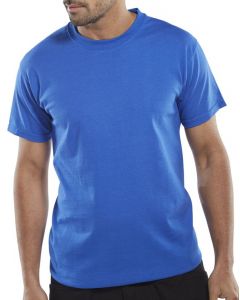 BEESWIFT HEAVY WEIGHT TEE SHIRT ROYAL BLUE S (PACK OF 1)