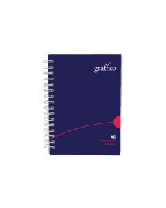 GRAFFICO HARD COVER WIREBOUND NOTEBOOK 160 PAGES A6 5000465 (PACK OF 1)