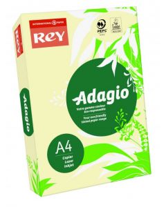 ADAGIO PASTEL IVORY A4 COLOURED CARD 160GSM (PACK OF 250 CARDS) 201.1204
