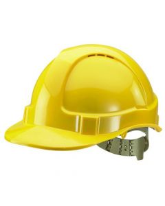 COMFORT VENTED SAFETY HELMET YELLOW BBVSHY (PACK OF 1)