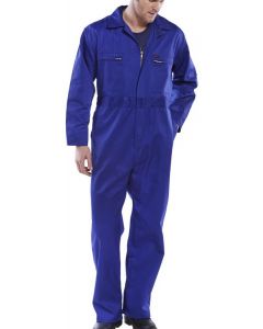 BEESWIFT HEAVY WEIGHT BOILERSUIT ROYAL BLUE 40 (PACK OF 1)