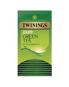 TWININGS PURE GREEN TEA BAGS (PACK OF 20) F09542