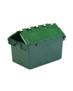 VFM GREEN 25 LITRE PLASTIC CONTAINER WITH LID 306579