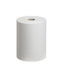 SCOTT 1-PLY SLIMROLL HAND TOWEL ROLL WHITE (PACK OF 6) 6657