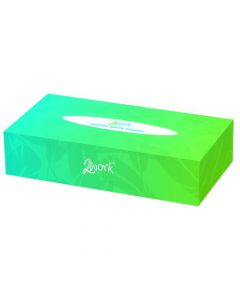 2WORK FACIAL TISSUES BOX 100 SHEETS (PACK OF 36) KMA FTW136
