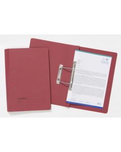 EXACOMPTA GUILDHALL TRANSFER FILE 285GSM FOOLSCAP RED (PACK OF 25 FILES) 346-REDZ