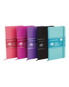 PUKKA PAD SIGNATURE SOFT COVER NOTEBOOK CASEBOUND A5 ASSORTED (PACK OF 5) 7747-SIG