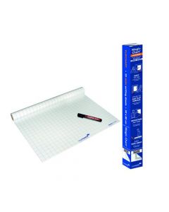 LEGAMASTER MAGIC CHART GRIDDED ROLL WHITE 600X800MM 1590-00 (PACK OF 1)