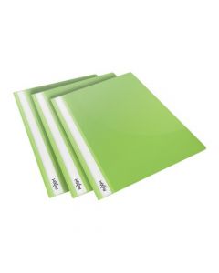 REXEL CHOICES REPORT FOLDERS CLEAR FRONT CAPACITY 160 SHEETS A4 GREEN REF 2115643 [PACK OF 25 FOLDERS]
