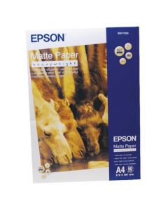 EPSON MATT HEAVY WEIGHT A4 PHOTO PAPER 167GSM (PACK OF 50 SHEETS)