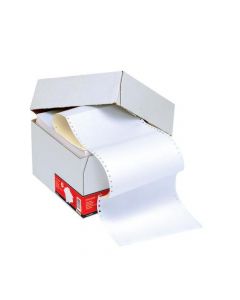 5 STAR OFFICE LISTING PAPER 2-PART CARBONLESS MICRO-PERFORATED 80/55GSM A4 WHITE/YELLOW [1000 SHEETS]