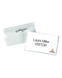ANNOUNCE PIN NAME BADGE 40X75MM (PACK OF 100) PV00929