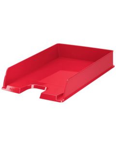 REXEL CHOICES LETTER TRAY A4 RED 2115599  (PACK OF 1)