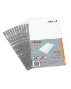 REXEL NYREX PREMIUM TOP OPENING POCKET A4 (PACK OF 50 POCKETS) 2001018