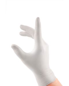 BEESWIFT LATEX EXAMINATION GLOVES WHITE L  (PACK OF 1,000)