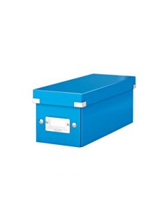 LEITZ WOW CLICK AND STORE CD BOX BLUE REF 60410036