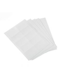 5 STAR OFFICE BADGE INSERTS 54X90MM 20 SHEETS OF 10 [200 INSERTS]
