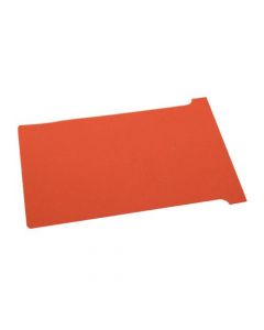 NOBO T-CARD SIZE 3 80 X 120MM RED (PACK OF 100) 2003003