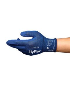 ANSELL HYFLEX 11-819 ESD TOUCHSCREEN GLOVE BLUE M (PACK OF 12)