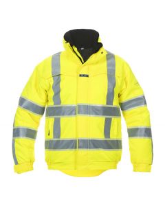 HYDROWEAR INDIA HIGH VISIBILITY GLOW IN DARK PILOT JACKET SATURN YELLOW M (PACK OF 1)